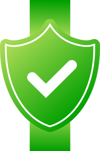 Web security icon shield. web banner.